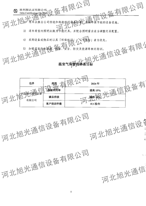 溫室氣體核查報告